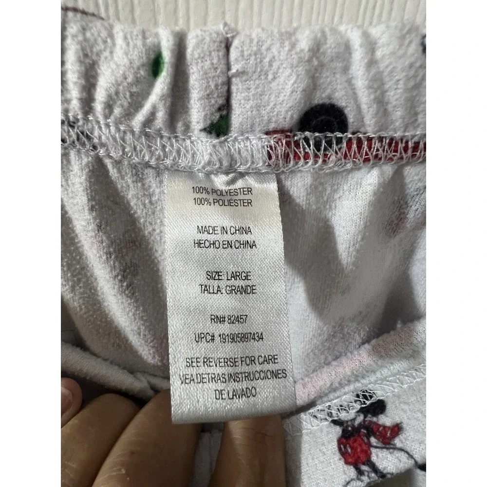 Disney Christmas Pajama Set - Mickey Mouse Red Truck - Women's Large‎